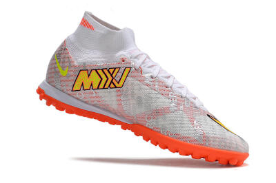 Nike Air Zoom Mercurial Superfly 9 Elite TF Football Shoes - Orange/White/Silver