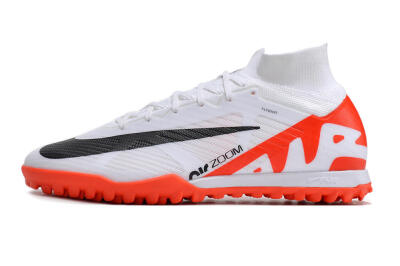 Nike Mercurial Superfly 9 Elite TF Football Shoes - White/Black/Red