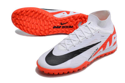 Nike Mercurial Superfly 9 Elite TF Football Shoes - White/Black/Red