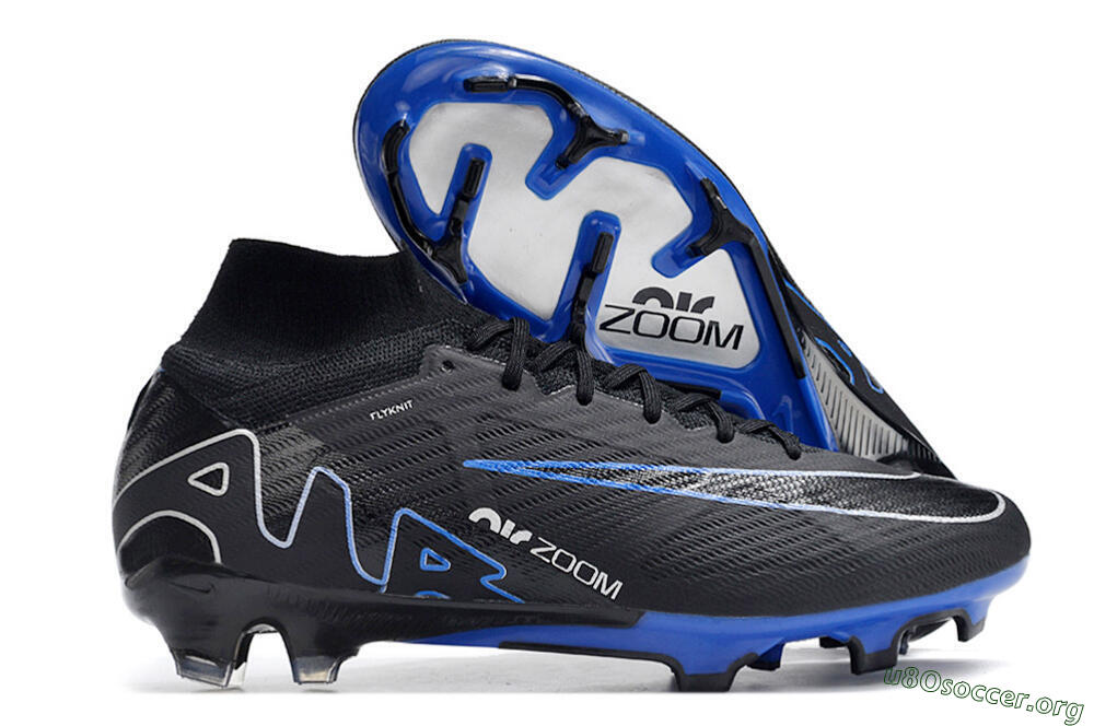 Nike Air Zoom Superfly 9 Elite SE FG Football Boots - Black/Blue/White 2