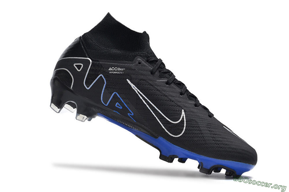Nike Air Zoom Superfly 9 Elite SE FG Football Boots - Black/Blue/White 4