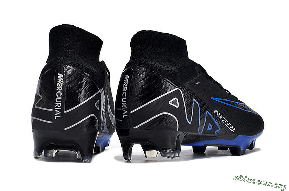 Nike Air Zoom Superfly 9 Elite SE FG Football Boots - Black/Blue/White 6
