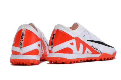 Nike Mercurial Vapor 15 Elite TF Football Shoes - White/Black/Red