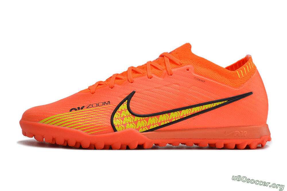 Nike Air Zoom Mercurial Vapor 15 Elite TF Football Shoes - Red/Yellow 3
