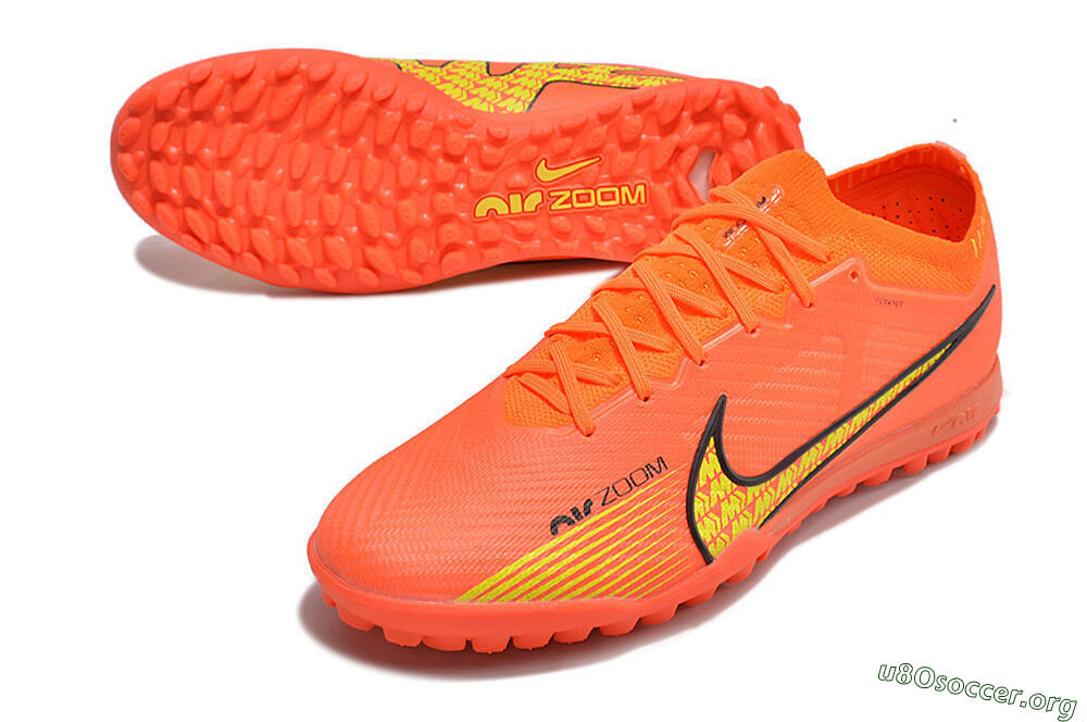 Nike Air Zoom Mercurial Vapor 15 Elite TF Football Shoes - Red/Yellow 0