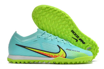 Nike Air Zoom Mercurial Vapor 15 Elite TF Football Shoes - Blue/Green