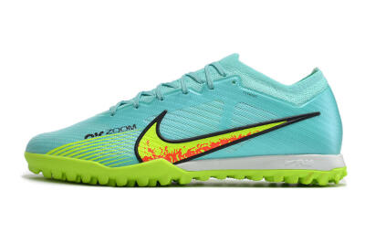 Nike Air Zoom Mercurial Vapor 15 Elite TF Football Shoes - Blue/Green