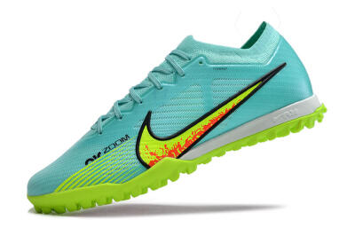 Nike Air Zoom Mercurial Vapor 15 Elite TF Football Shoes - Blue/Green