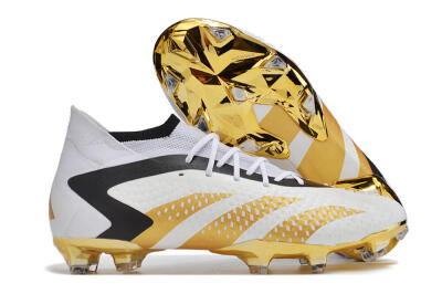 Adidas Predator Accuracy.1 FG Football Boots - White/Gold/Black