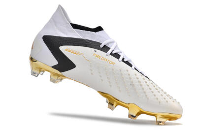 Adidas Predator Accuracy.1 FG Football Boots - White/Gold/Black