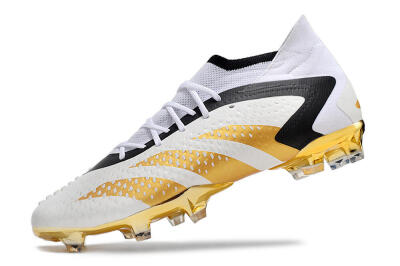 Adidas Predator Accuracy.1 FG Football Boots - White/Gold/Black