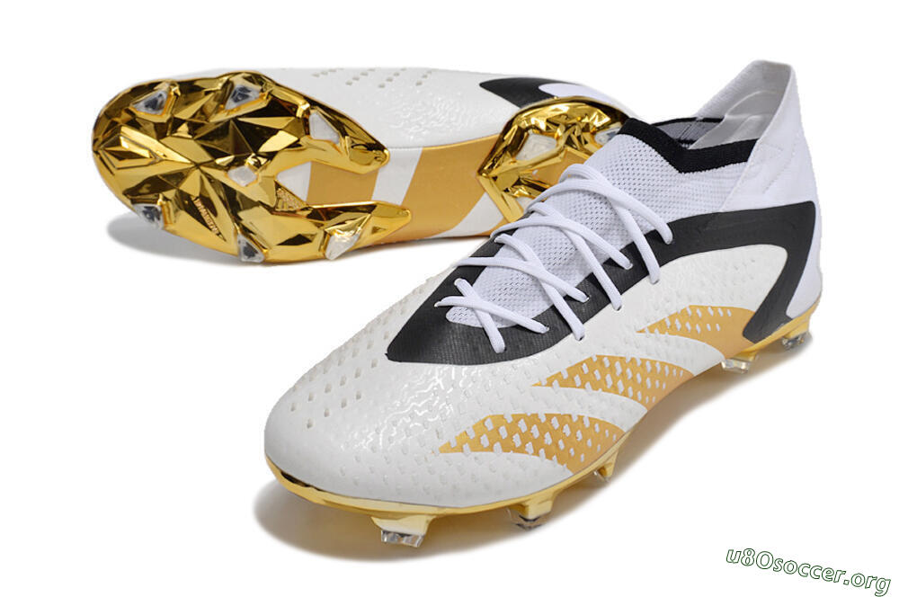 Adidas Predator Accuracy.1 FG Football Boots - White/Gold/Black 0