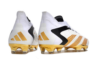 Adidas Predator Accuracy.1 FG Football Boots - White/Gold/Black