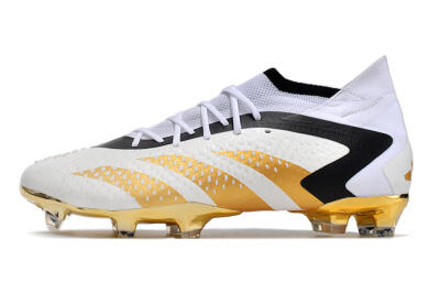 Adidas Predator Accuracy.1 FG Football Boots - White/Gold/Black