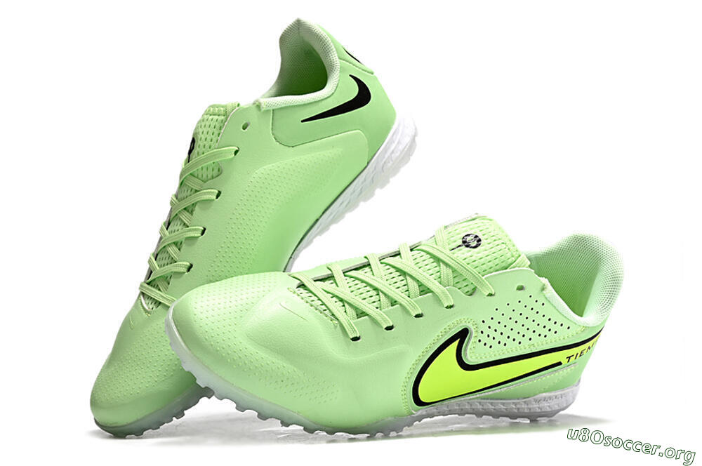 Nike Tiempo Legend 9 TF Football Shoes - Green/Yellow/Black 5