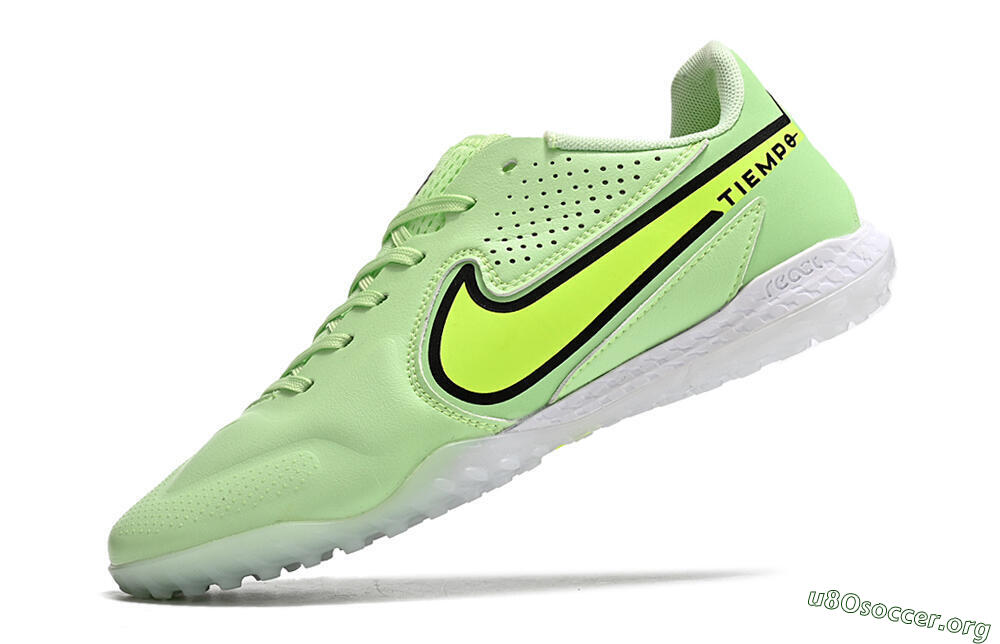 Nike Tiempo Legend 9 TF Football Shoes - Green/Yellow/Black 7