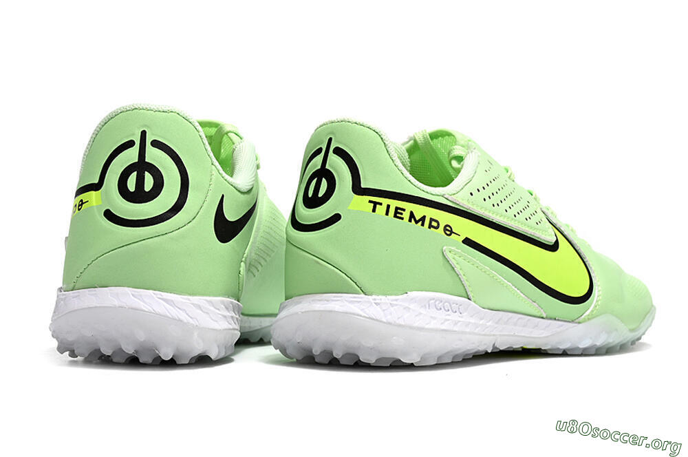 Nike Tiempo Legend 9 TF Football Shoes - Green/Yellow/Black 8