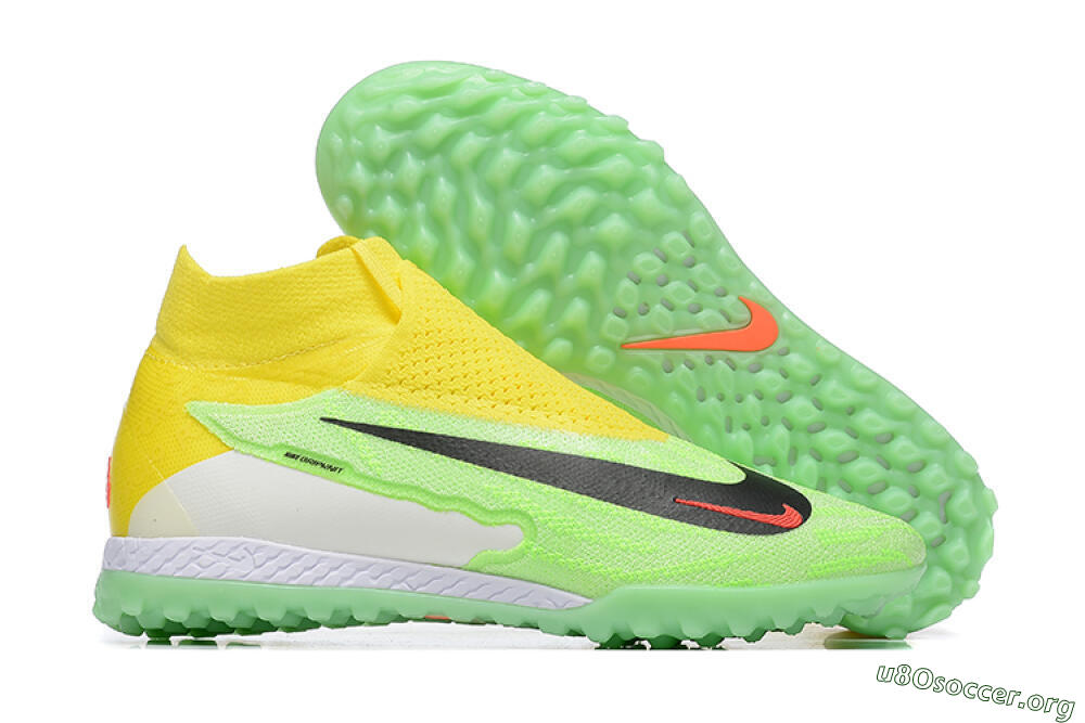 Nike Phantom GX Elite TF Football Shoes - Yellow/Green/Black/Red/White 2