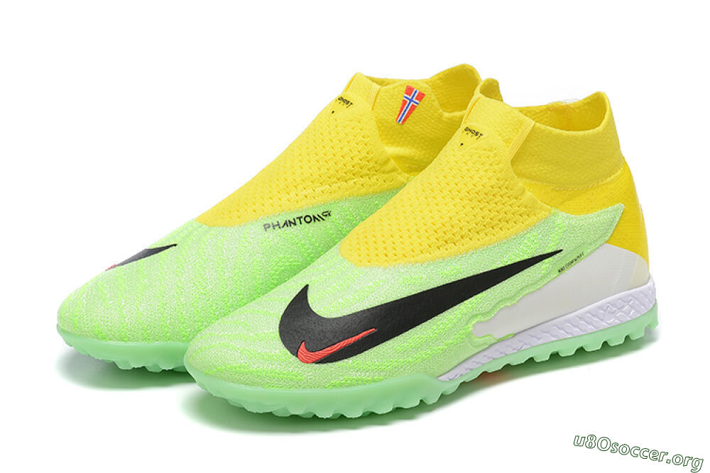 Nike Phantom GX Elite TF Football Shoes - Yellow/Green/Black/Red/White 5