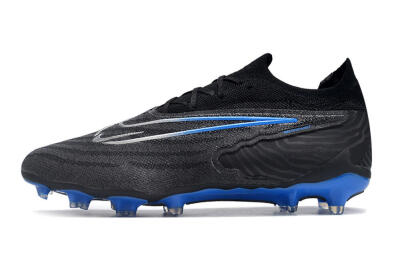 Nike Phantom GX Elite FG Football Boots - Black/Grey/Blue