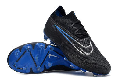 Nike Phantom GX Elite FG Football Boots - Black/Grey/Blue