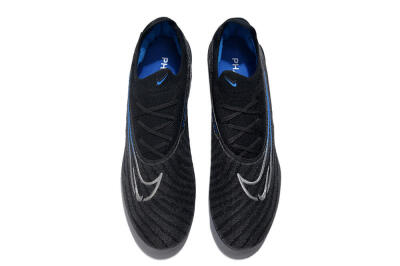 Nike Phantom GX Elite FG Football Boots - Black/Grey/Blue