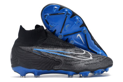 Nike Phantom GX Elite DF Link FG Football Boots - Grey/Black/Blue