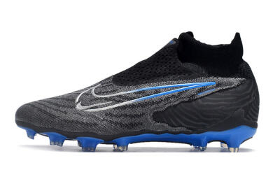 Nike Phantom GX Elite DF Link FG Football Boots - Grey/Black/Blue