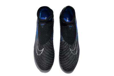 Nike Phantom GX Elite DF Link FG Football Boots - Grey/Black/Blue