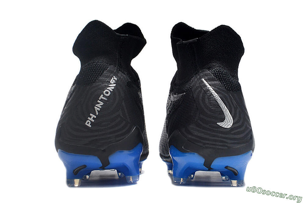 Nike Phantom GX Elite DF Link FG Football Boots - Grey/Black/Blue 5