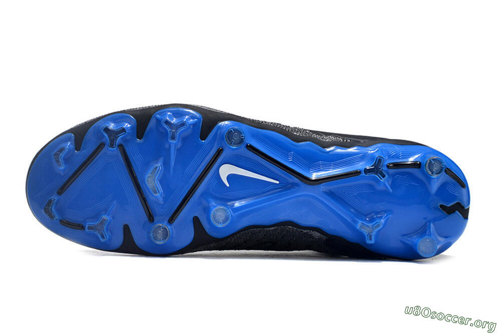Nike Phantom GX Elite DF Link FG Football Boots - Grey/Black/Blue 6
