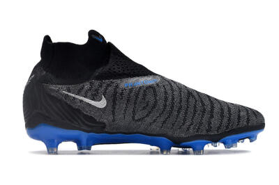 Nike Phantom GX Elite DF Link FG Football Boots - Grey/Black/Blue