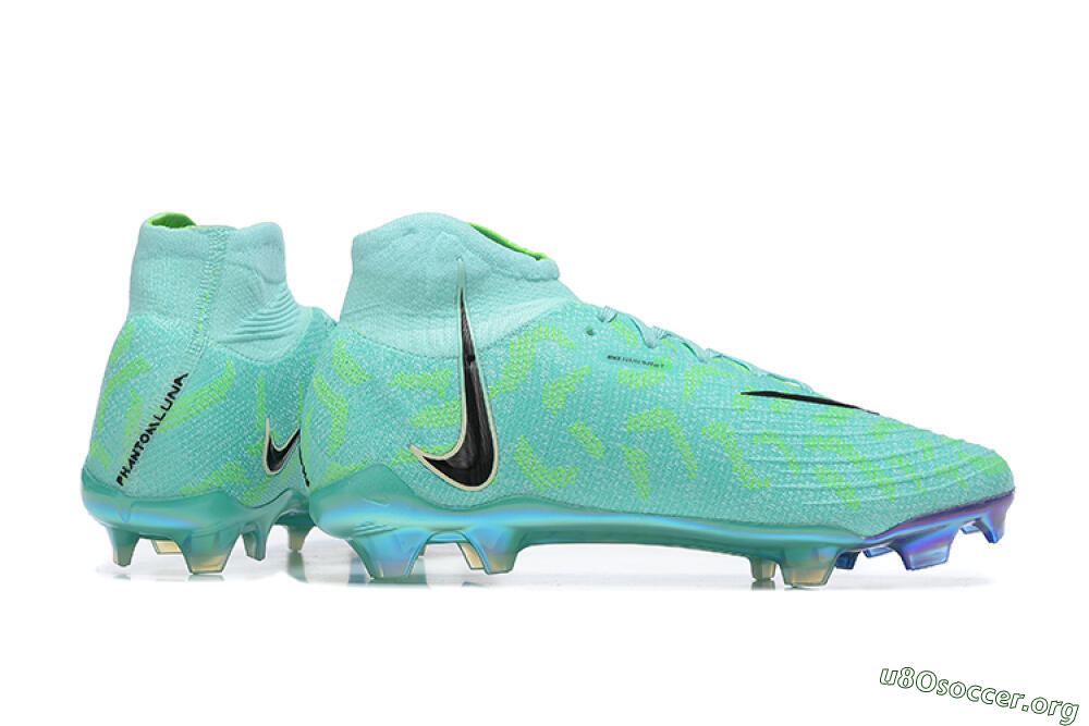 Nike Phantom Luna Elite FG Football Boots - Green/Yellow/Black 8
