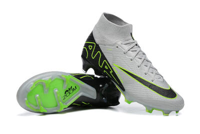 Nike Air Zoom Mercurial Superfly 9 Elite FG Football Boots - White/Black/Green