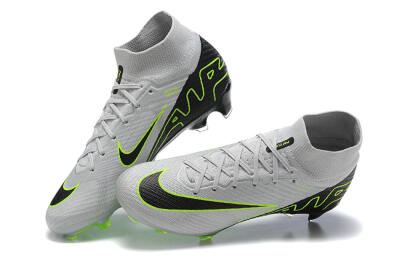 Nike Air Zoom Mercurial Superfly 9 Elite FG Football Boots - White/Black/Green