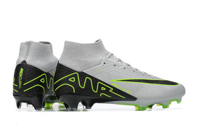 Nike Air Zoom Mercurial Superfly 9 Elite FG Football Boots - White/Black/Green