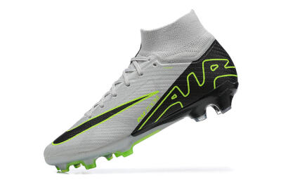 Nike Air Zoom Mercurial Superfly 9 Elite FG Football Boots - White/Black/Green