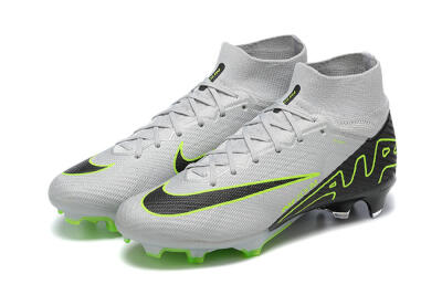 Nike Air Zoom Mercurial Superfly 9 Elite FG Football Boots - White/Black/Green