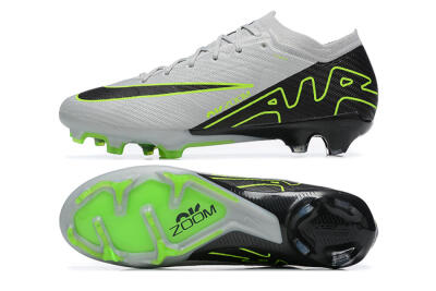 Nike Air Zoom Mercurial Vapor 15 Elite FG Football Boots - White/Black/Green