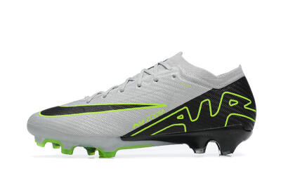Nike Air Zoom Mercurial Vapor 15 Elite FG Football Boots - White/Black/Green