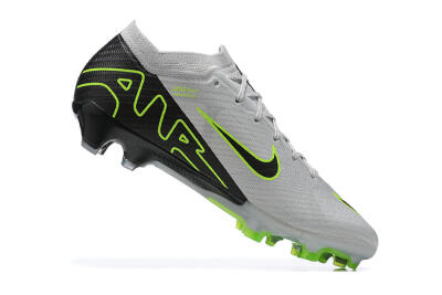 Nike Air Zoom Mercurial Vapor 15 Elite FG Football Boots - White/Black/Green