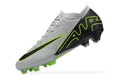 Nike Air Zoom Mercurial Vapor 15 Elite FG Football Boots - White/Black/Green