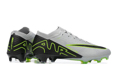 Nike Air Zoom Mercurial Vapor 15 Elite FG Football Boots - White/Black/Green