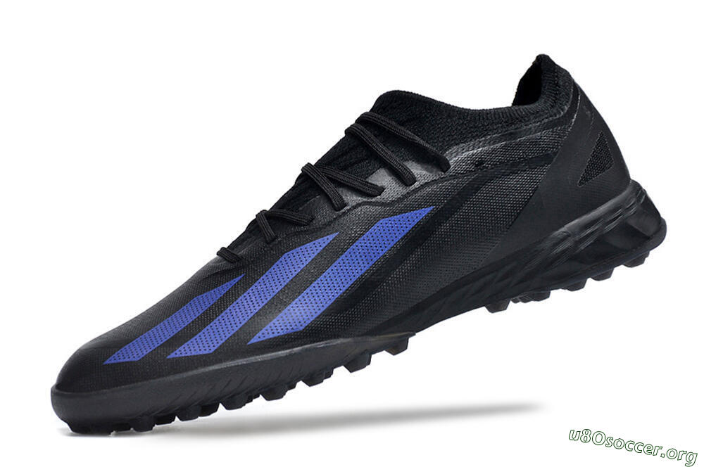 Adidas X Crazyfast.1 TF Football Shoes - Black/Blue 5