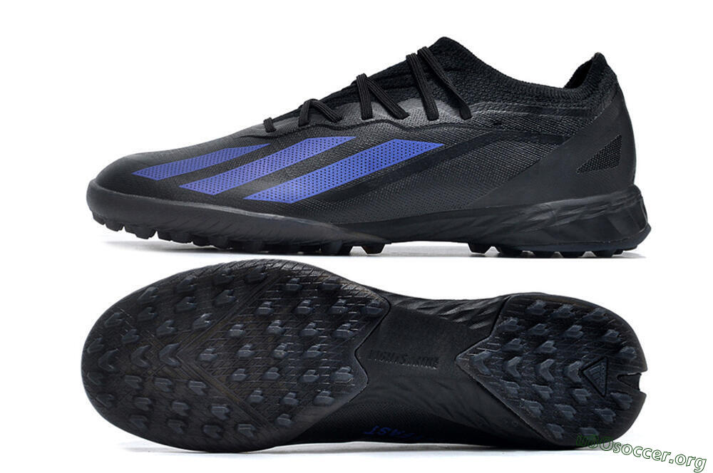 Adidas X Crazyfast.1 TF Football Shoes - Black/Blue 1