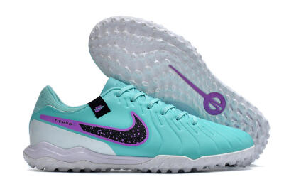 Nike Tiempo Legend 10 Academy TF Football Shoes - Blue/Purple/White