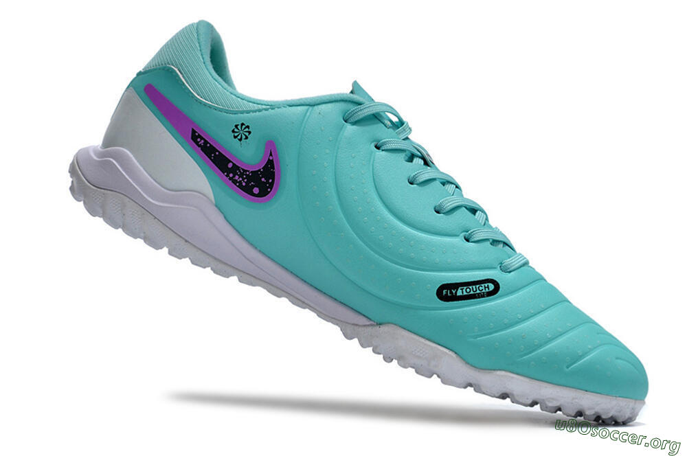 Nike Tiempo Legend 10 Academy TF Football Shoes - Blue/Purple/White 4