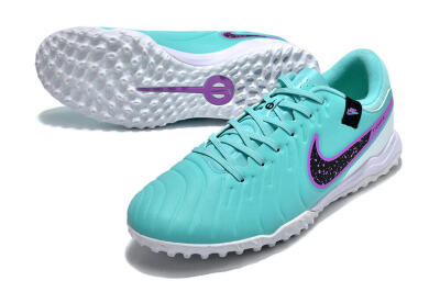 Nike Tiempo Legend 10 Academy TF Football Shoes - Blue/Purple/White
