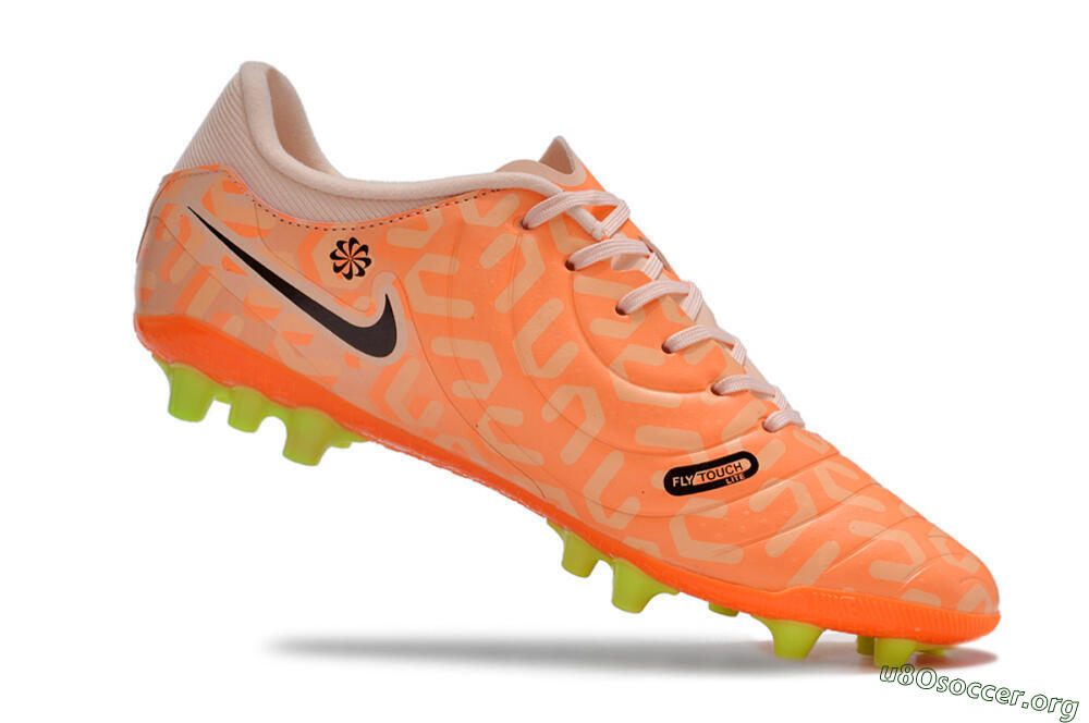 Nike Tiempo Legend 10 Academy AG Football Boots - Orange/Pink/Black 4