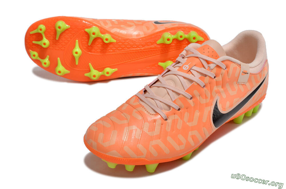 Nike Tiempo Legend 10 Academy AG Football Boots - Orange/Pink/Black 0